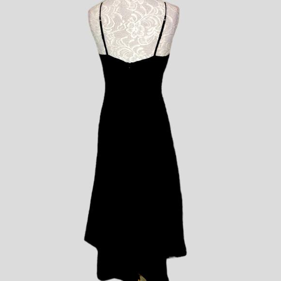 Keepsake the Label Unbroken Midi Dress Black Women Small NWT Handkerchief Hem - Picture 5 of 12